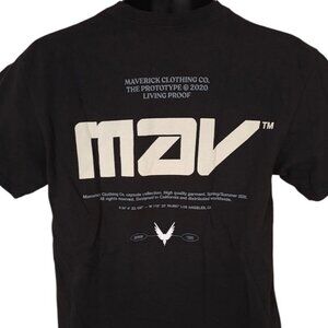 Maverick T Shirt Mens Size Small Black Logan Paul Streetwear MAV